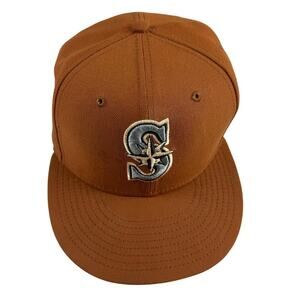 Seattle Mariners New Era MLB Silver Fox 59FIFTY Hat 7 1/2